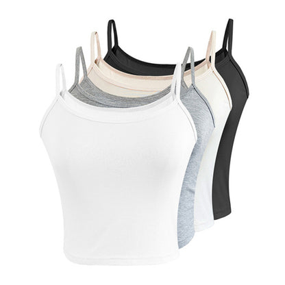 modal tank top 28 Versatile slim-fit vest suspenders sexy sling fashion simple girls' camisole multiple sizes and colors self-designed women's modal tank top sling factory wholesale support customized samples NO.28