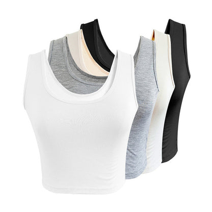 modal tank top 31 Versatile slim-fit vest suspenders sexy sling fashion simple girls' camisole multiple sizes and colors self-designed women's modal tank top sling factory wholesale support customized samples NO.31