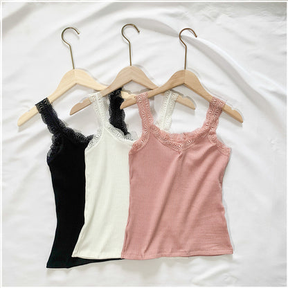 modal tank top 48 ribbing tank top Versatile slim-fit vest suspenders sexy sling fashion simple girls' camisole multiple sizes and colors self-designed women's modal tank top sling factory wholesale support customized samples NO.48