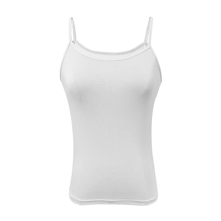 modal tank top 36 wider and wider Versatile slim-fit vest suspenders sexy sling fashion simple girls' camisole multiple sizes and colors self-designed women's modal tank top sling wider and wider factory wholesale support customized samples NO.36