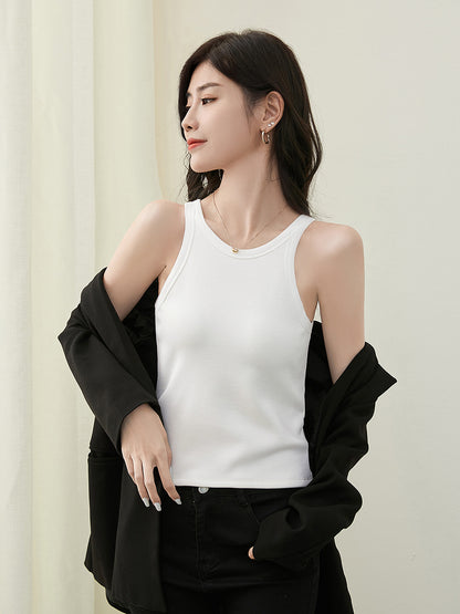 modal tank top  15 plus velvet Slim vest sling new style fashionable sling simple versatile girls' camisole multiple sizes and colors self-designed women's modal tank top plus velvet factory wholesale support customized samples NO.15