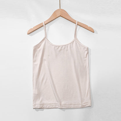 modal tank top 54 Versatile slim-fit vest suspenders sexy sling fashion simple girls' camisole multiple sizes and colors self-designed women's modal tank top sling factory wholesale support customized samples NO.54