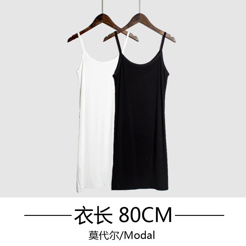 Fashionable simple and versatile self-designed women's modal dress Factory wholesale supports customized samples NO.4