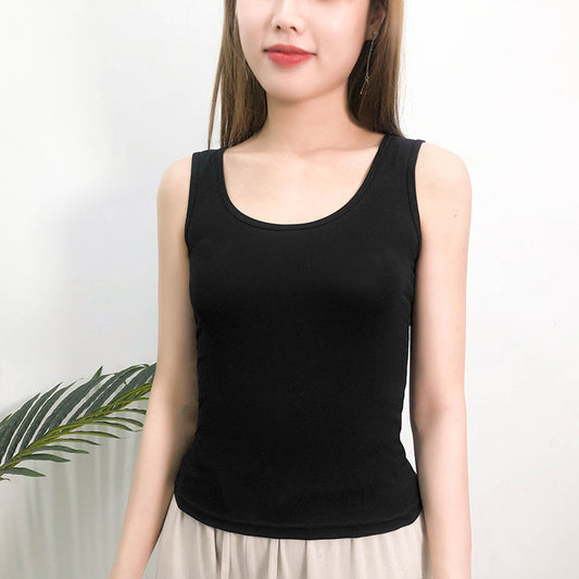 modal tank top 11 Versatile slim-fit vest suspenders sexy sling fashion simple girls' camisole multiple sizes and colors self-designed women's modal tank top sling factory wholesale support customized samples NO.11