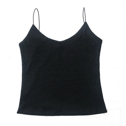 modal tank top 14 Versatile slim-fit vest suspenders sexy sling fashion simple girls' camisole multiple sizes and colors self-designed women's modal tank top sling factory wholesale support customized samples NO.14