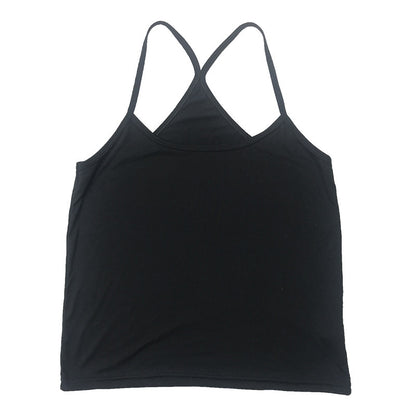 modal tank top 12 Versatile slim-fit vest suspenders sexy sling fashion simple girls' camisole multiple sizes and colors self-designed women's modal tank top sling factory wholesale support customized samples NO.12