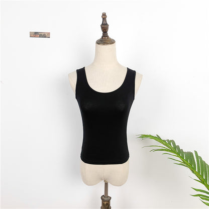 modal tank top 50 Versatile slim-fit vest suspenders sexy sling fashion simple girls' camisole multiple sizes and colors self-designed women's modal tank top sling factory wholesale support customized samples NO.50