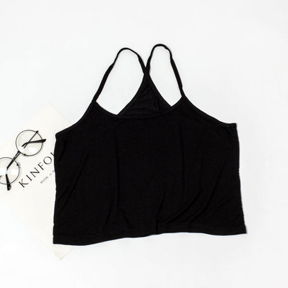 modal tank top 34 wider and wider Versatile slim-fit vest suspenders sexy sling fashion simple girls' camisole multiple sizes and colors self-designed women's modal tank top sling wider and wider factory wholesale support customized samples NO.34