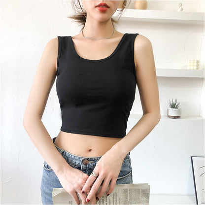 modal tank top 6 Versatile slim-fit vest suspenders sexy sling fashion simple girls' camisole multiple sizes and colors self-designed women's modal tank top sling factory wholesale support customized samples NO.6