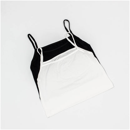 modal tank top 44 Versatile slim-fit vest suspenders sexy sling fashion simple girls' camisole multiple sizes and colors self-designed women's modal tank top sling factory wholesale support customized samples NO.44