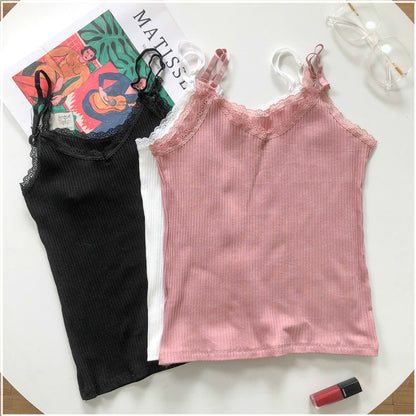 modal tank top 47 Versatile slim-fit vest suspenders sexy sling fashion simple girls' camisole multiple sizes and colors self-designed women's modal tank top sling factory wholesale support customized samples NO.47