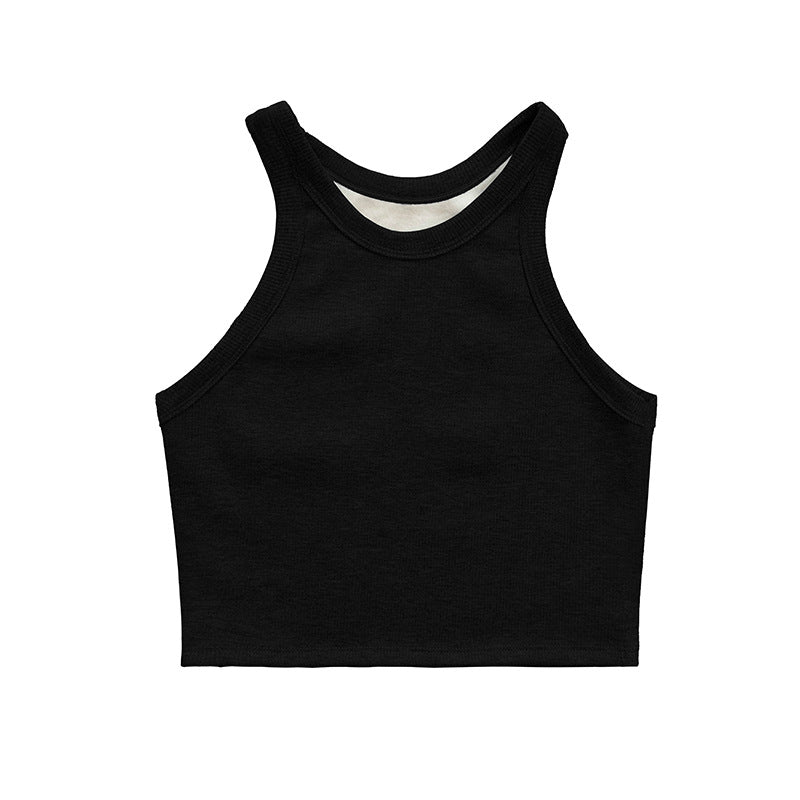 modal tank top  17 plus velvet Slim vest sling new style fashionable sling simple versatile girls' camisole multiple sizes and colors self-designed women's modal tank top plus velvet factory wholesale support customized samples NO.17