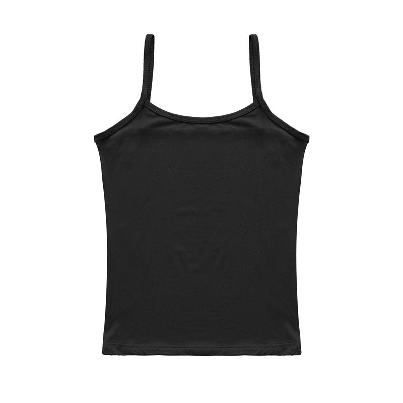 modal tank top 40 Versatile slim-fit vest suspenders sexy sling fashion simple girls' camisole multiple sizes and colors self-designed women's modal tank top sling factory wholesale support customized samples NO.40