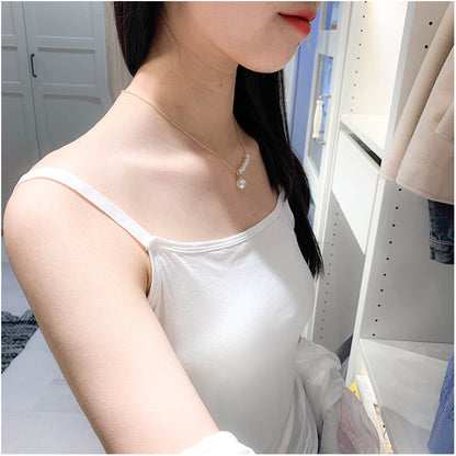 modal tank top 51 Versatile slim-fit vest suspenders sexy sling fashion simple girls' camisole multiple sizes and colors self-designed women's modal tank top sling factory wholesale support customized samples NO.51